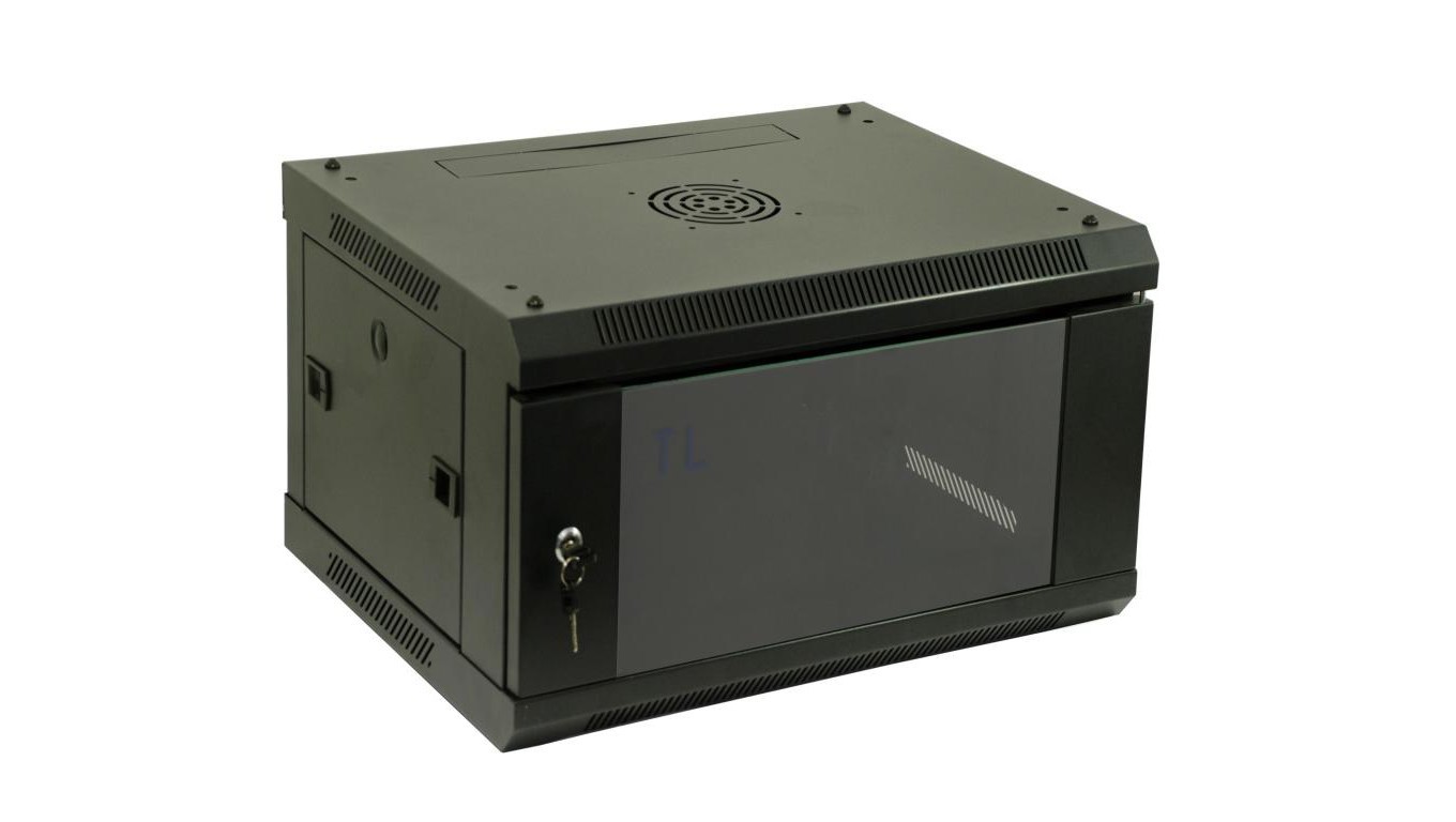 6U/19"" RACK Cabinet, 600x600mm, Black F-6606-BL