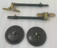 Pair Of Adjustable Arm Mirror Bracket Kit 5 Mirror Fit For Vintage Jeep Willys