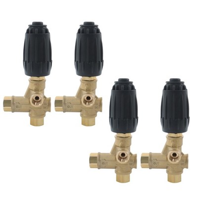 4 Pack Unloader Valve VRT3-310 8GPM 3/8'' FNPT 4350PSI Pressure Washer Pump