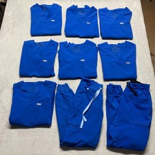 Figs Technical Collection Scrub Top Lot Of 7 XXS Tops 2 XS Cargo Pants