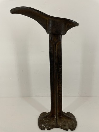 VTG Cast Iron Shoe anvil Cobbler Repair Stand Tool Warranted 17 Industrial SZ 10