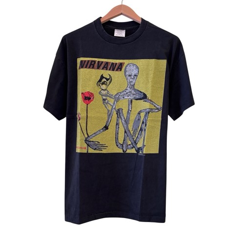 Nirvana Incesticide 1993 Vintage Reprint Single Stitch Black T-shirt XL - Image 1