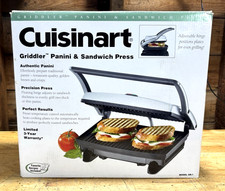 Cuisinart Griddler Panini Sandwich Press Contact Grill Non stick Stainless GR-1