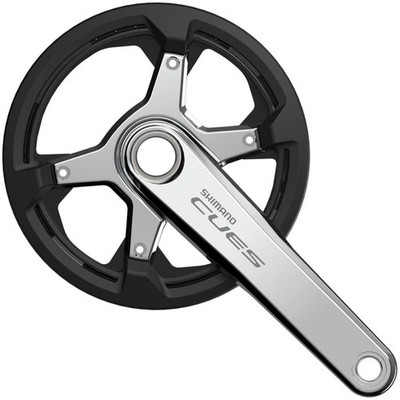 Shimano CUES FC-U6030-1 Crankset - 170mm, 9/10/11-Speed, Silver EFCU60301CXB0CS