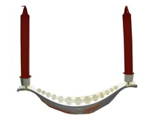 Leuchter  WMF 2 armig  - EPBRASS - 70 er Jahre - L&auml;nge : ca. 28,5 cm