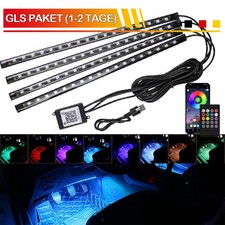 Auto Symphony RGB LED Innenraum Lichtleiste Ambientebeleuchtung Neon APP Control