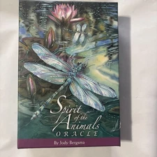 Spirit of The Animals Oracle by Jody Bergsma Guidebook 51 Cards and Poster New