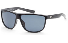 Costa del Mar Men's Rincondo 61mm Shiny Black Sunglasses 6S9010-901003-61