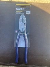 Klein Tools D213-9NE-SEN Side Cutting 9 Inch Lineman's Pliers