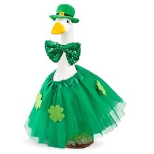 St. Patrick's Day Porch Goose Outfits Goose Costume for 23 Inch Porch Goose