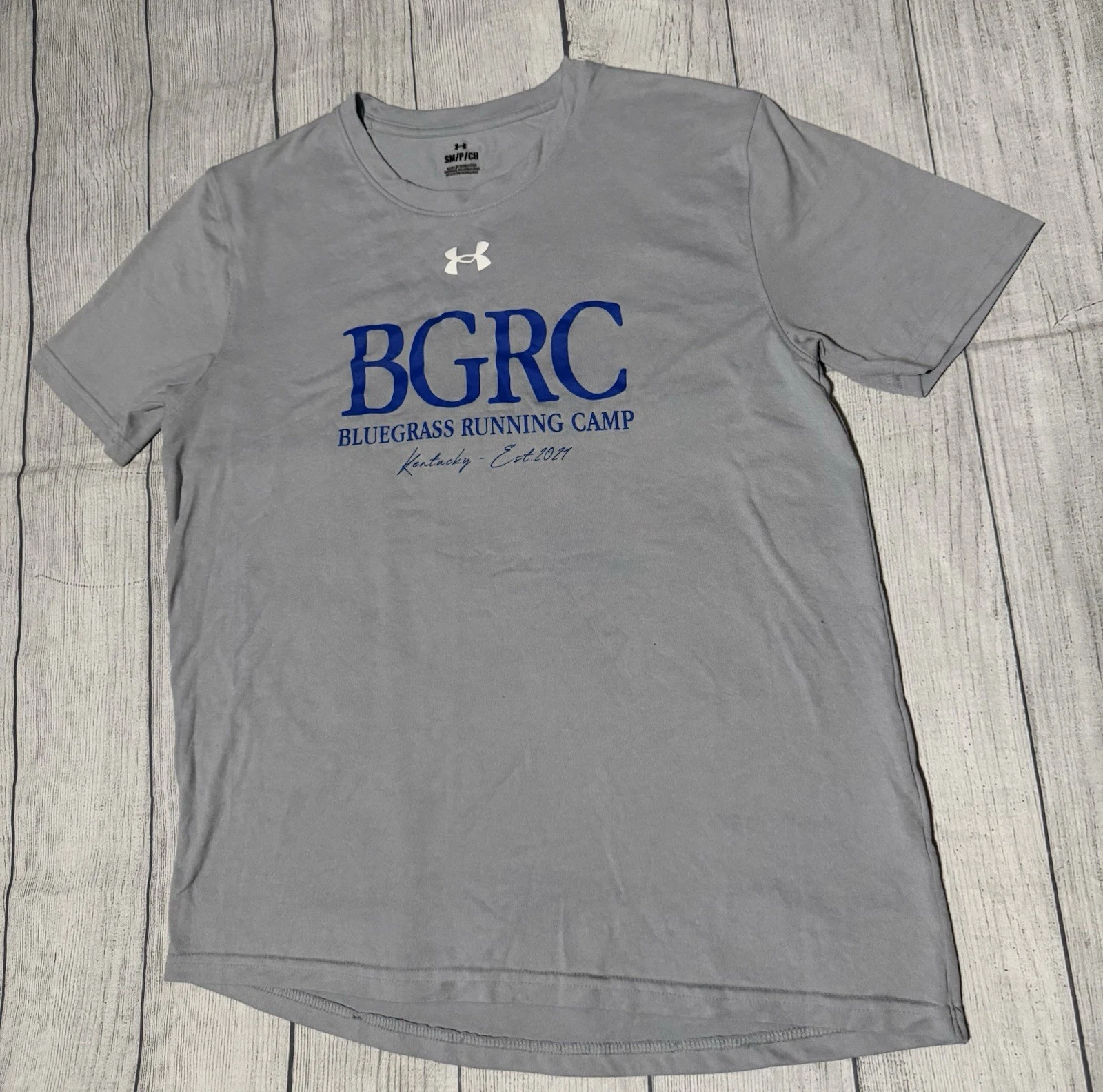 Under Armour Bluegrass Running Camp Graphic T Shirt Kentucky Size Small
