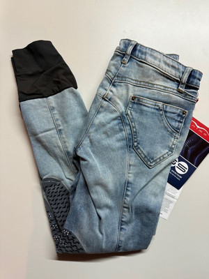 ANIMO Kinder-Reithose NIRBA - jeans  Gr.11 - Gr. 146