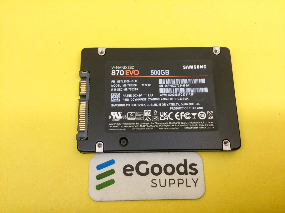 Samsung 500 GB Solid State Drives for sale | eBay