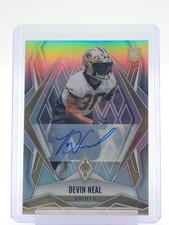 DEVIN NEAL 2025 PANINI PHOENIX ROOKIE AUTO SILVER #207 SAINTS Q4444