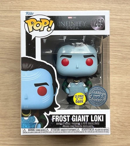 Funko Pop Marvel Infinity Saga Frost Giant Loki GITD #1269 + Protector Gratis