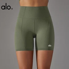 AIo Yoga Shorts Women High Waist Hip Lifting Fitness Pants Slimming New Style