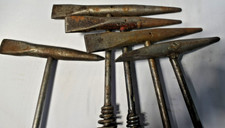 5 Vintage - Welders Chipping /Slag Hammers (Spring Handles) Free delivery