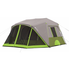 Ozark Trail 14' x 13.5' 9 Person 2 Room Instant Cabin Tent with Screen Room, 30.