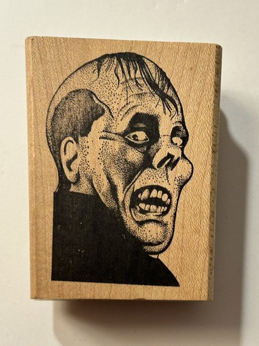 STAMPA BARBARA PHANTOM OF THE OPERA EXPOSED FACE VINTAGE RARE RUBBER STAMP 1986