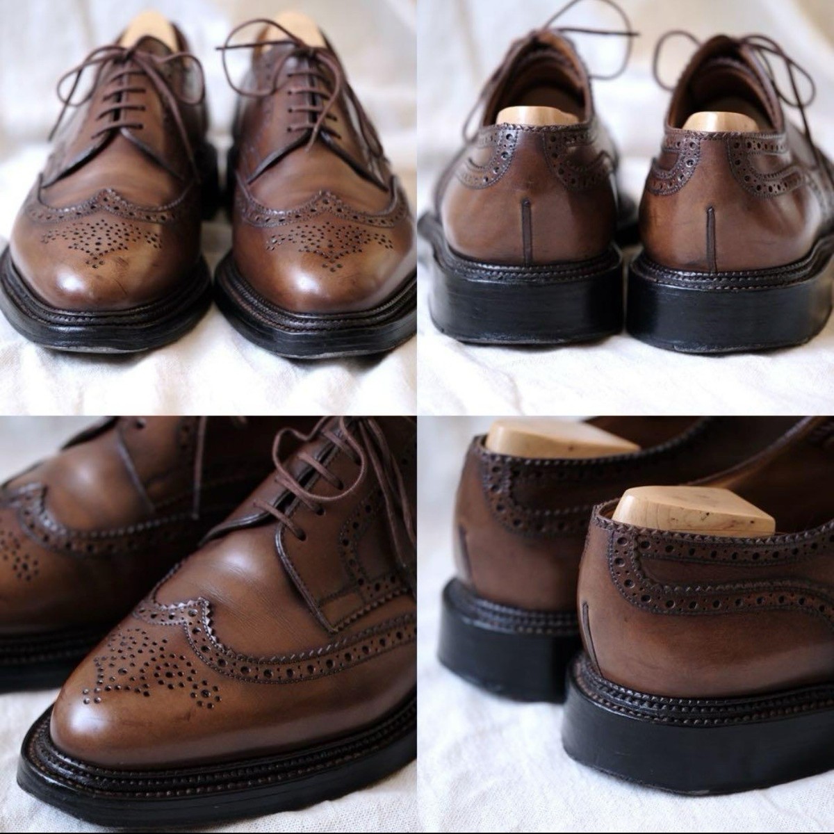 靴 J.M. WESTON TRIPPLE SOLE DERBY #590 Ultra Rare J.M. WESTON #590 Triple Sole Derby 7E with