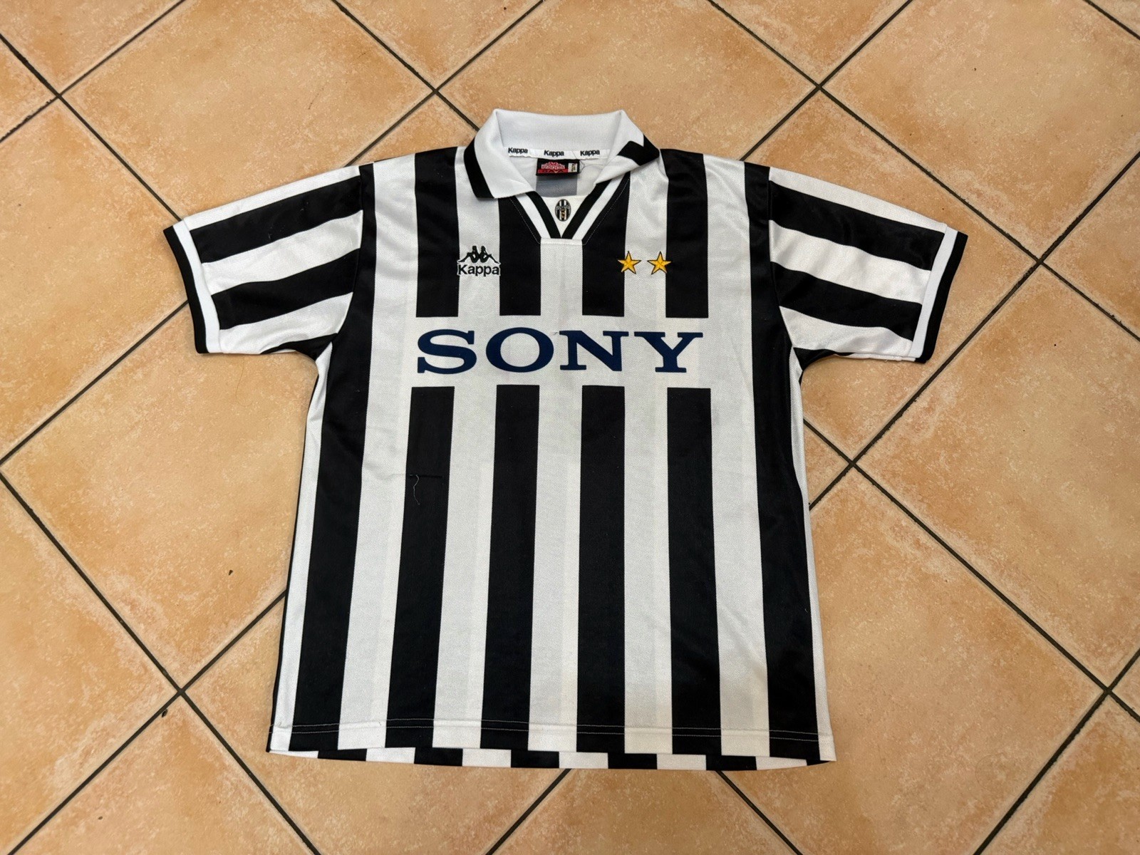 Maglia Rara Vintage Juventus Kappa Sony Juve num 11 match worn ??