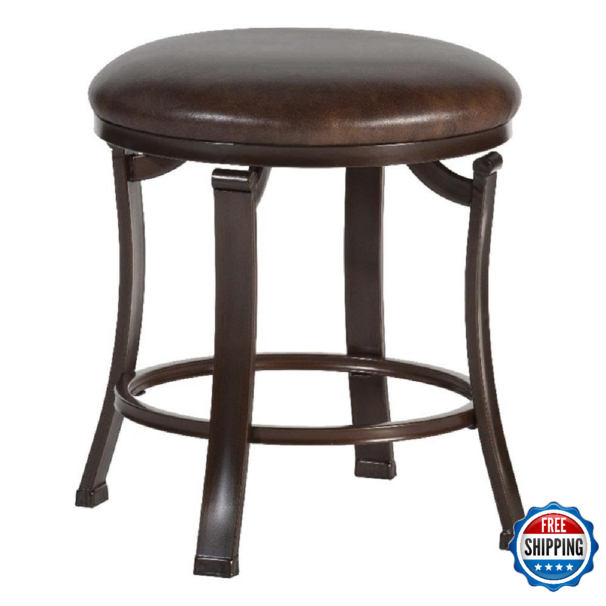 Hillsdale Furniture Hastings Backless Vanity Stool - Antique