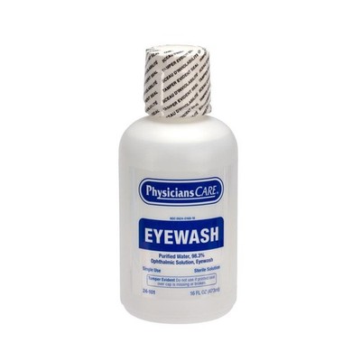 PhysiciansCare 16oz Eye Wash Solution Sterile Isotonic Buffered Eye Rinse