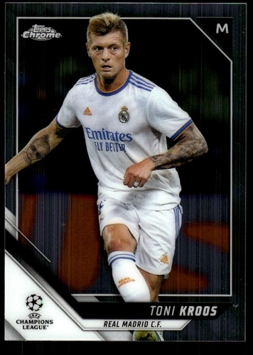 Toni Kroos 2021-22 Topps Chrome UEFA Champions League #8 Real Madrid CF