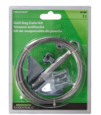 Hardware Essentials 461604 Anti-Sag Gate Kit, 7.5' Hardware Kit, Steel 851362