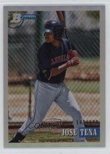 2021 Bowman Heritage Prospects Chrome Refractor 140/199 Jose Tena #208 17wy