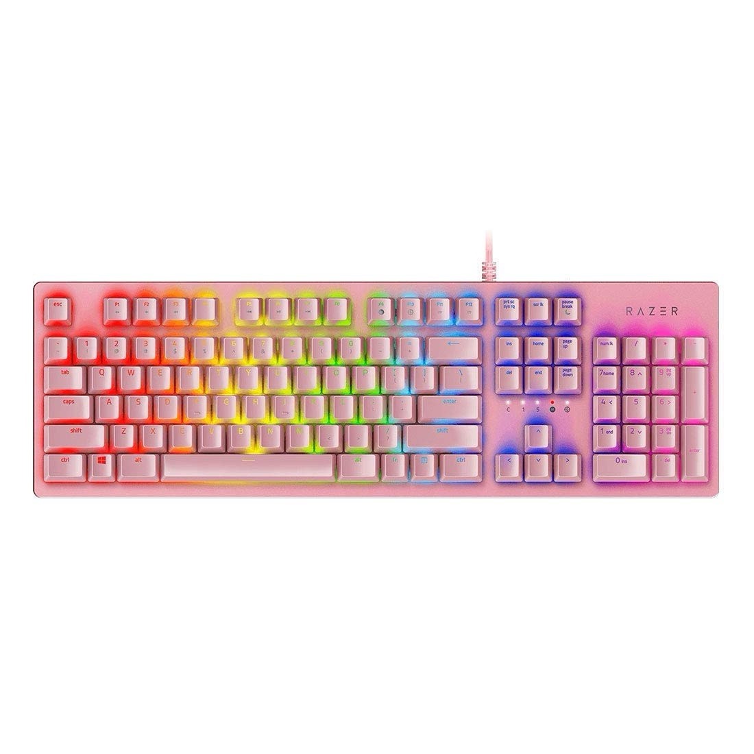 Razer Huntsman V2 TKL Keyboard Linear Optical Switches - Rose
