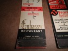 3 Old original early  Matchbook Covers all in nice condition — photo 2