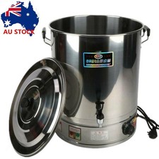 48L Electric Hot Water Urn Stainless Steel Concealed Element Boiler Tea Kettle