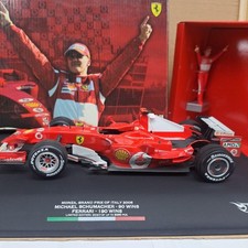 Hot Wheels 1/18 Ferrari 248 F1 Michael Schumacher 2006 Italian GP Winner Figure
