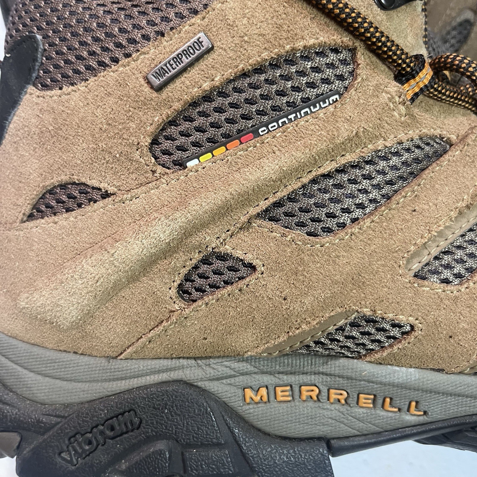 Merrell J88623W Earth Brown Moab Uomo 14 Vibram Outdoor Scarpone da Escursionismo Continuum