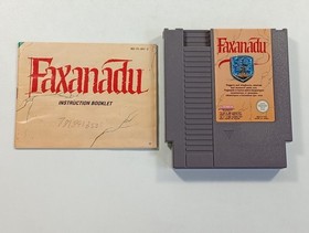 FAXANADU NINTENDO NES PAL-UKV (COMPLETE - MANUAL DAMAGED)