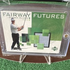 Upper Deck 2003 Fairway Futures Darren Clarke FU-DC Golf Memorabilia Card