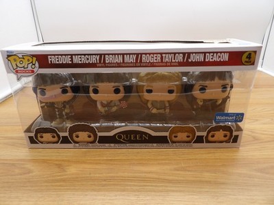 Funko Pop! Rocks Queen Freddie Brian Roger John 4 Pack Walmart Exclusive