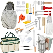 Beekeeping Supplies Beekeeping Starter Kit 32Pcs Beekeeping Tools and Equipme...