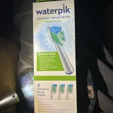 Waterpik Sensonic Toothbrush Standard Brush Heads 3 Count