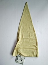 NEW Kate Quinn Gnome Baby Hat 12-18m Elf Bamboo Yellow Ivory Beige Knot Slouch