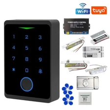 Biometric Fingerprint Tuya WIFI Access Control System Smart Door Lock Electronic