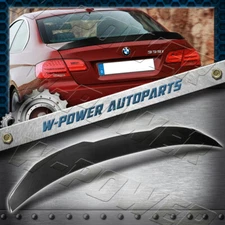 W-Power Carbon Look For 2017-2023 BMW 5-Series G30 G38 Rear Trunk Spoiler Wing