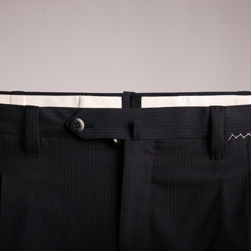 NWT $6850 CESARE ATTOLINI Wool 180'S Striped Suit Midnight Blue 42US/52IT - Picture 11 of 24