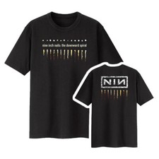 Nine Inch Nails T-Shirt NIN Downward Spiral Band Official New Black