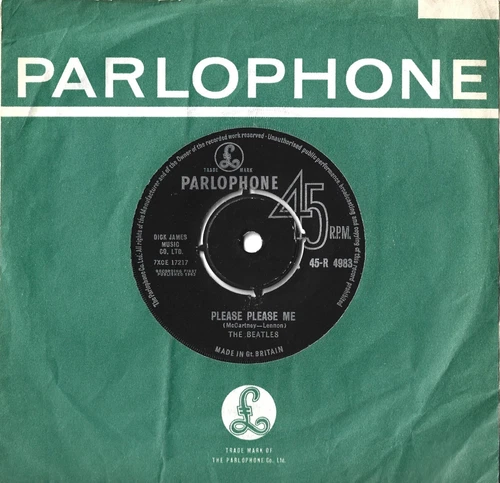 BEATLES 7" 45 Please Please Me 1963 UK 2ND Press 45-R4983 MCCARTNEY LENNON