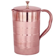 Handmade Pure CopperJug  Health Benefits of Copper  SilverTocuh Design 1500ml