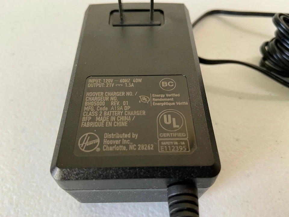 Зарядное устройство для литий-ионного аккумулятора Hoover ONEPWR BH05000 для Hoover Floormate - Изображение 2 из 3