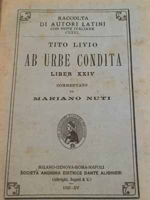 Tito Livio Ab Urbe Condita Liber Xxiv 1937 Ebay