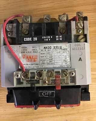 Contacteur Manuel & Interrupteur Sectionneur Arrow Hart AH781UD - 30A 600VAC - Neuf Industriel